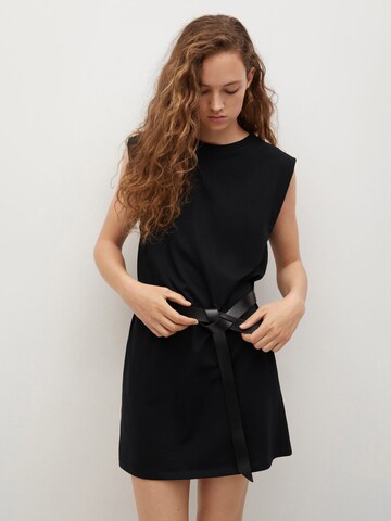 Robe 'PICASA' MANGO en noir : devant