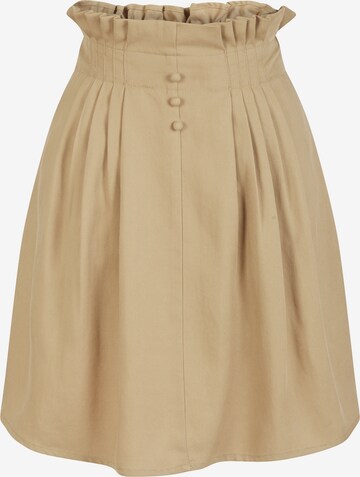 NAF NAF Rok 'Kaur' in Beige: voorkant