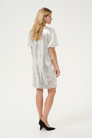 Robe de cocktail 'Festi' Cream en argent