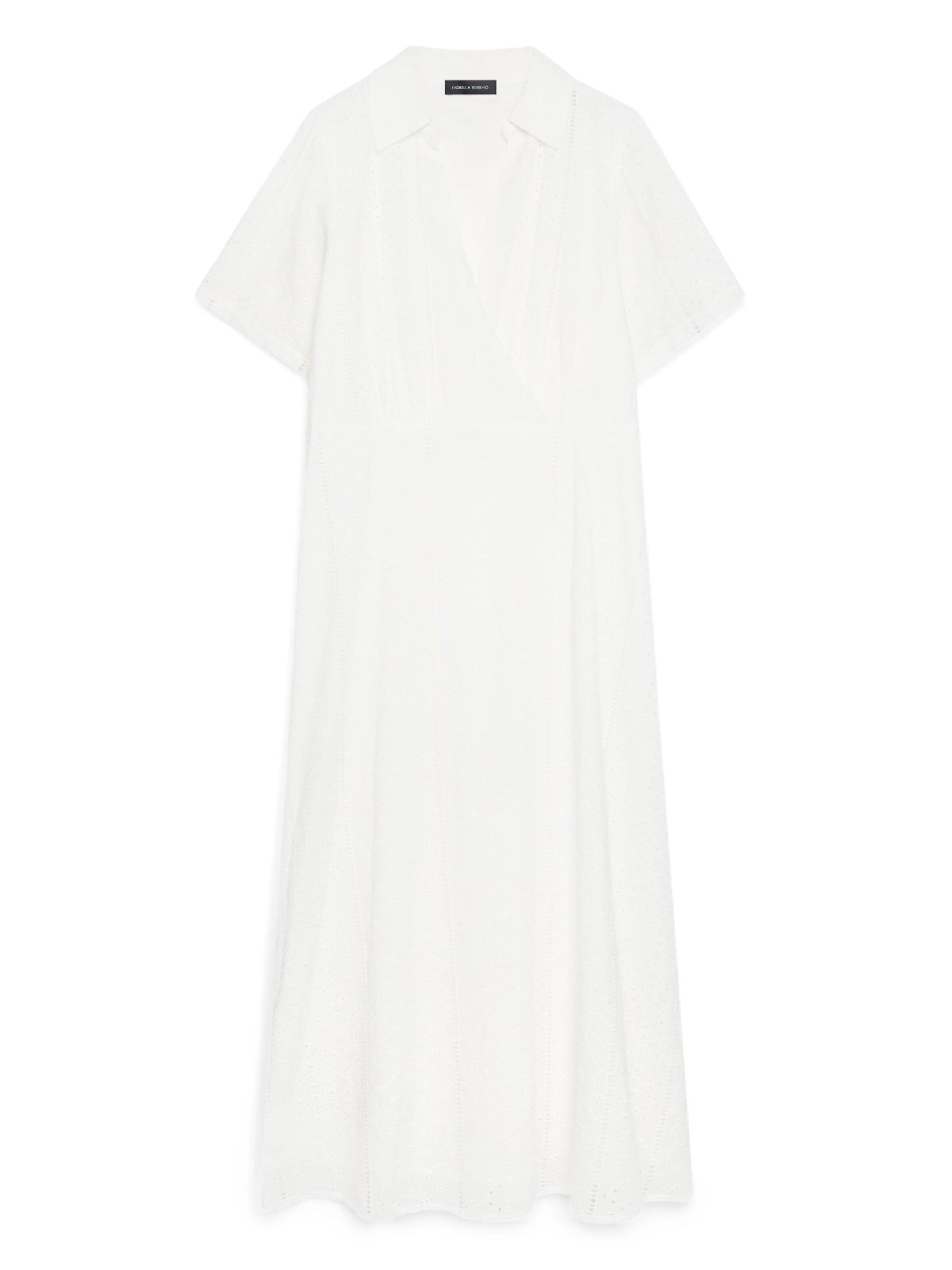 Abito di Fiorella Rubino in bianco: frontale