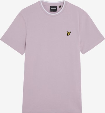 T-Shirt Lyle & Scott en violet : devant