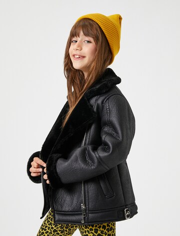 Koton Winter Jacket in Black: front
