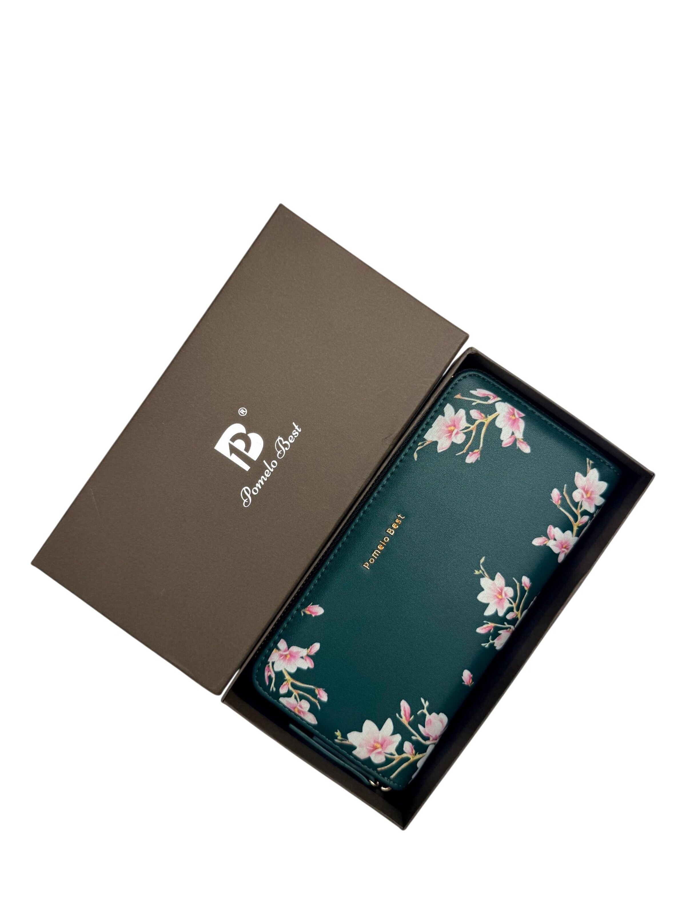 Portamonete 'Pomelo Best Portemonnaie Damen mit Blumenprint' di Pomelo Best in verde