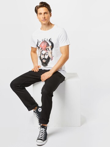 T-Shirt 'Taurus' LOOKS by Wolfgang Joop en blanc