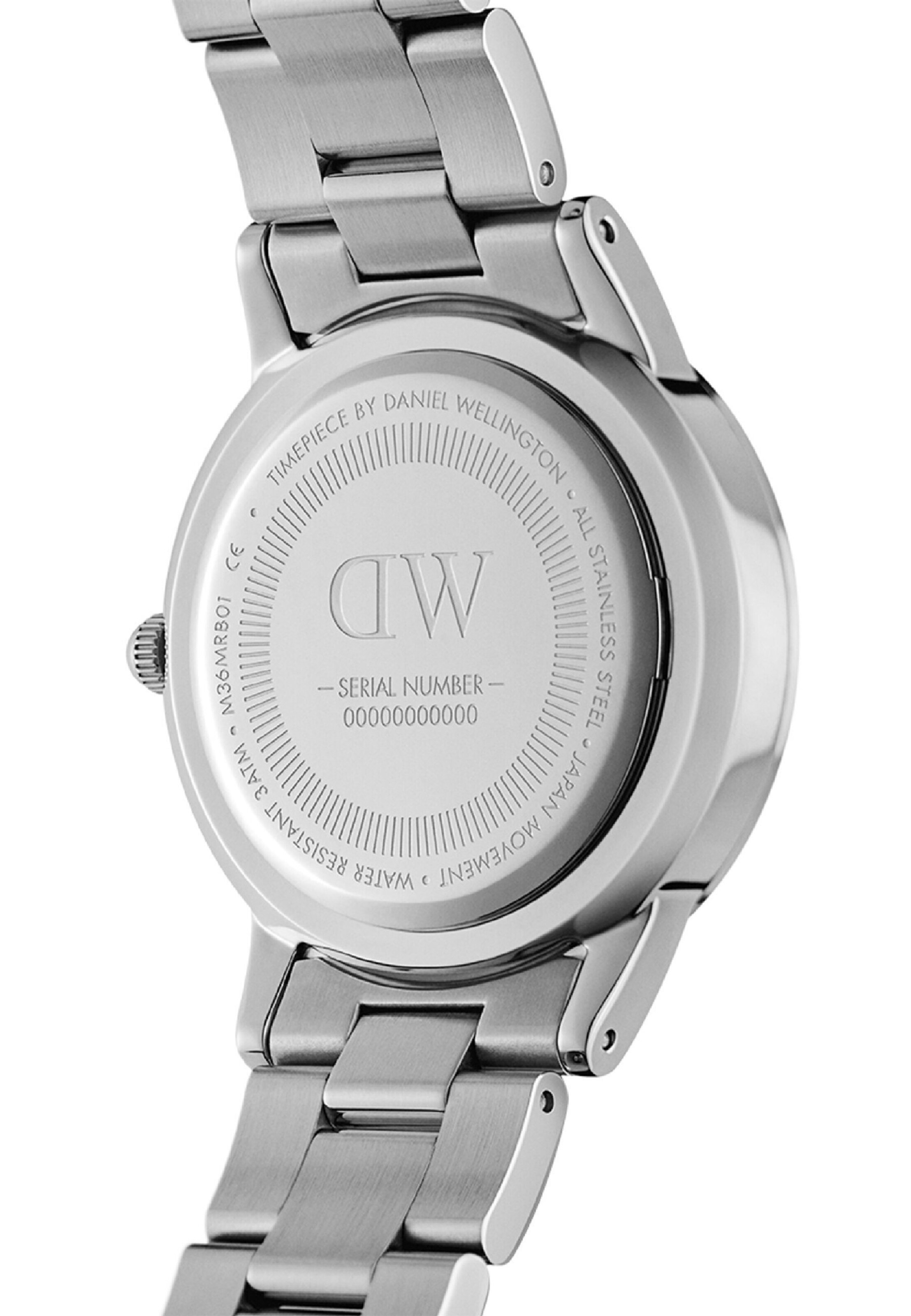 Daniel Wellington Analoog horloge ' ICONIC BLUSH ' in Zilver