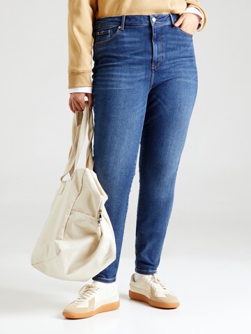Coupe slim Jean 'Harlem' Tommy Hilfiger Curve en bleu : devant