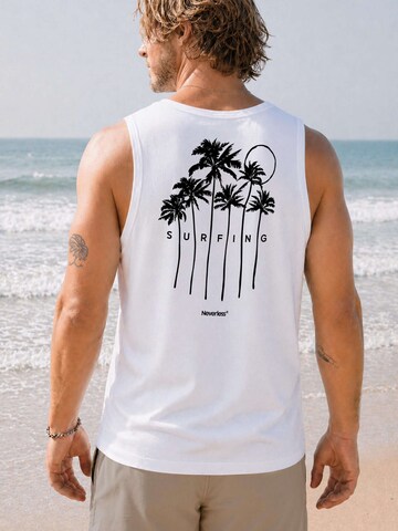 Neverless Shirt 'Palms Surfing'‌‌‌‌‌‌ in Weiß