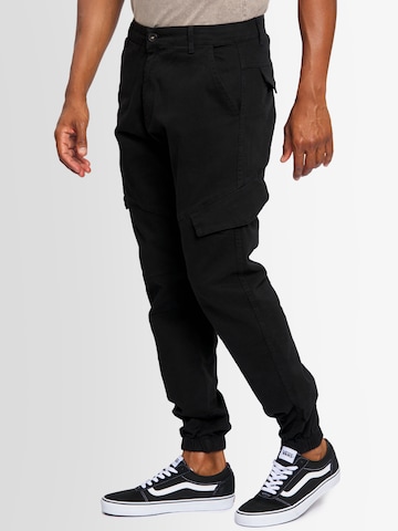 Alessandro Salvarini Tapered Broek 'AS274' in Zwart