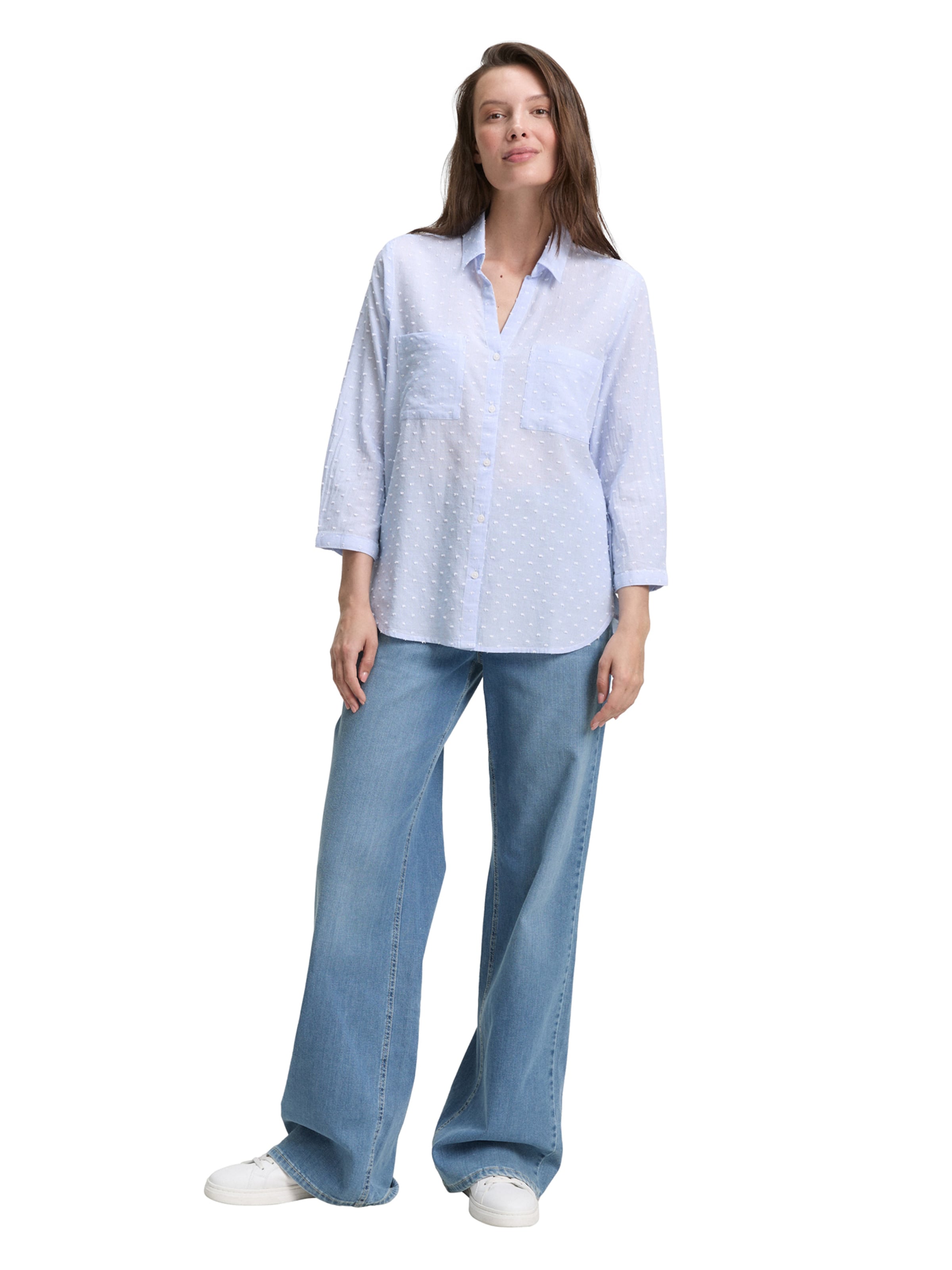 TOM TAILOR Blouse in Blue