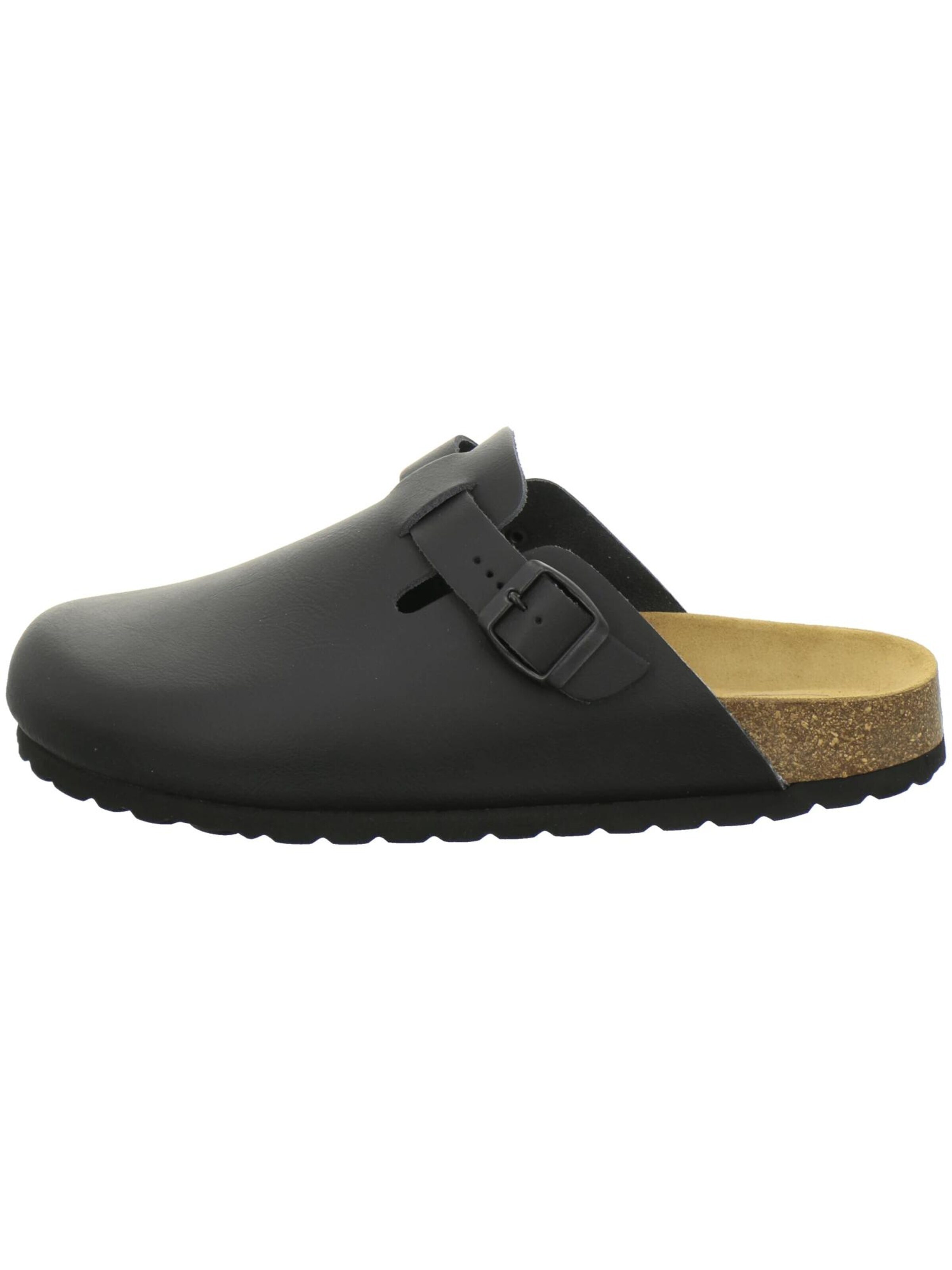 AFS-Schuhe Clogs 'Clogs Herren schwarz Glattleder'‌‌‌‌‌‌ in Schwarz