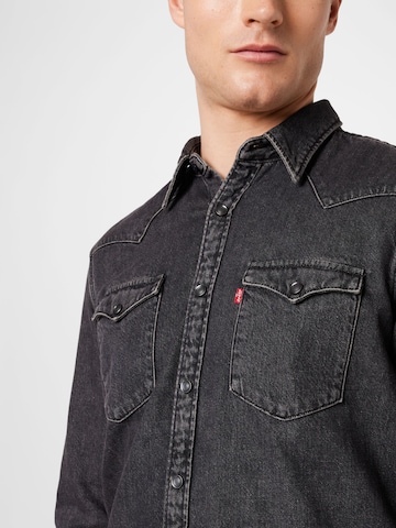 LEVI'S ® Rovný strih Košeľa 'Barstow Western Standard' - Čierna