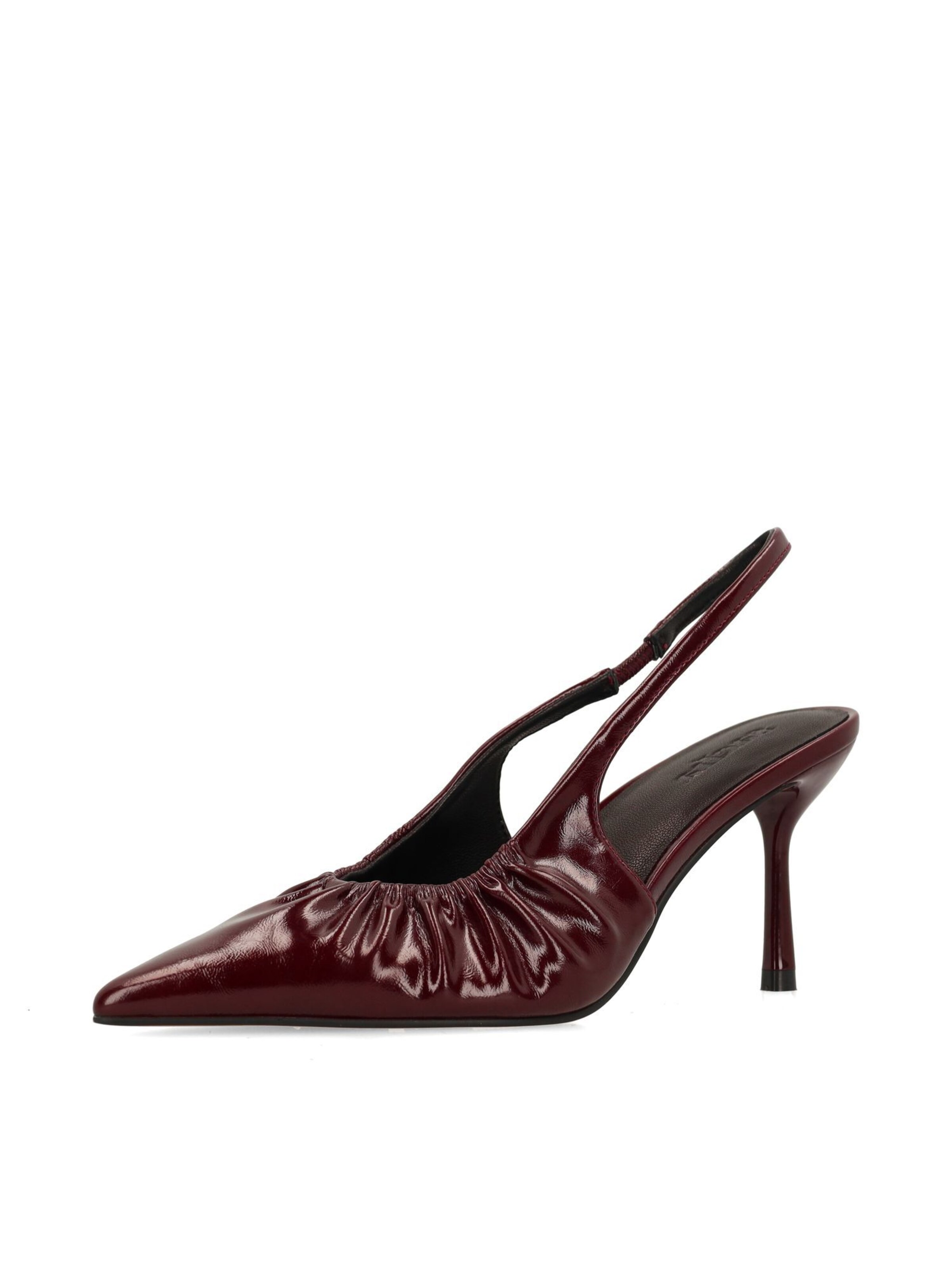 Escarpins SACHA en rouge : devant