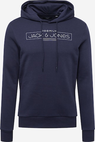 JACK & JONES Mikina – modrá: přední strana