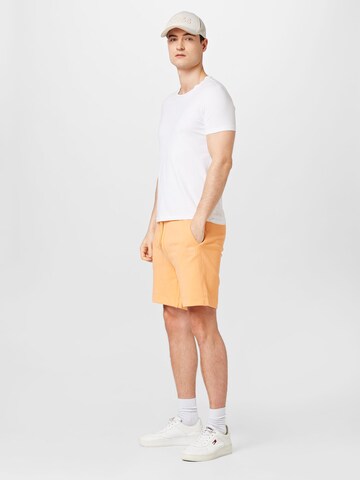 BOSS Normalny krój Spodnie 'Sewalk' w kolorze pomarańczowy