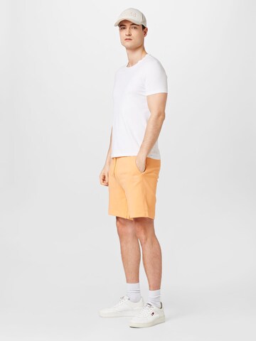 BOSS Black Regular Shorts 'Sewalk' in Orange