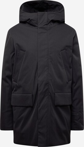 elvine Between-Seasons Parka 'Lucius' in Black: front