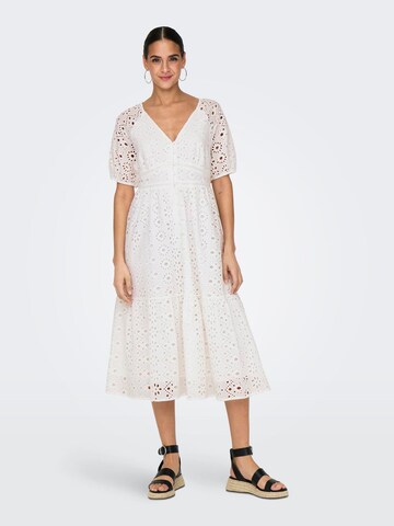 ONLY - Vestido 'ADA' en blanco: frente