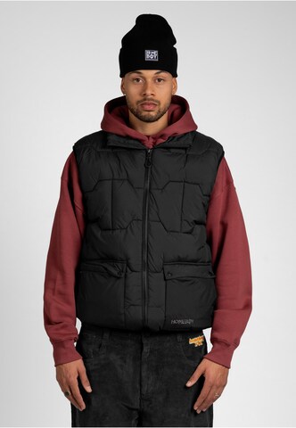 HOMEBOY Vest 'Paver' in Black: front