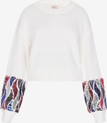 IZIA Trui in Wit: voorkant