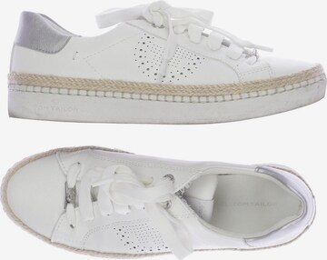 TOM TAILOR Sneakers & Trainers in 40 in White: front