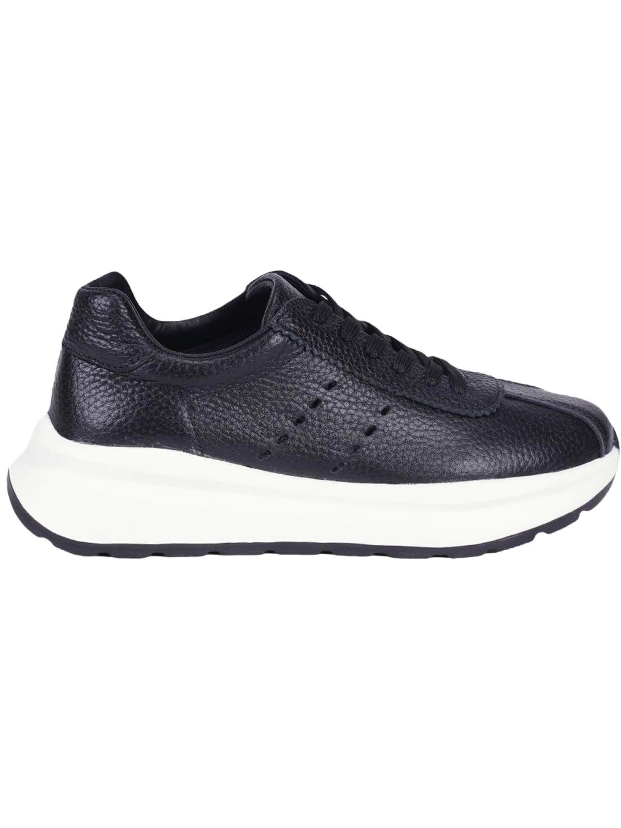 Desa - Zapatillas deportivas bajas 'DESA Damen-Plateau-Sneaker aus Leder' en negro
