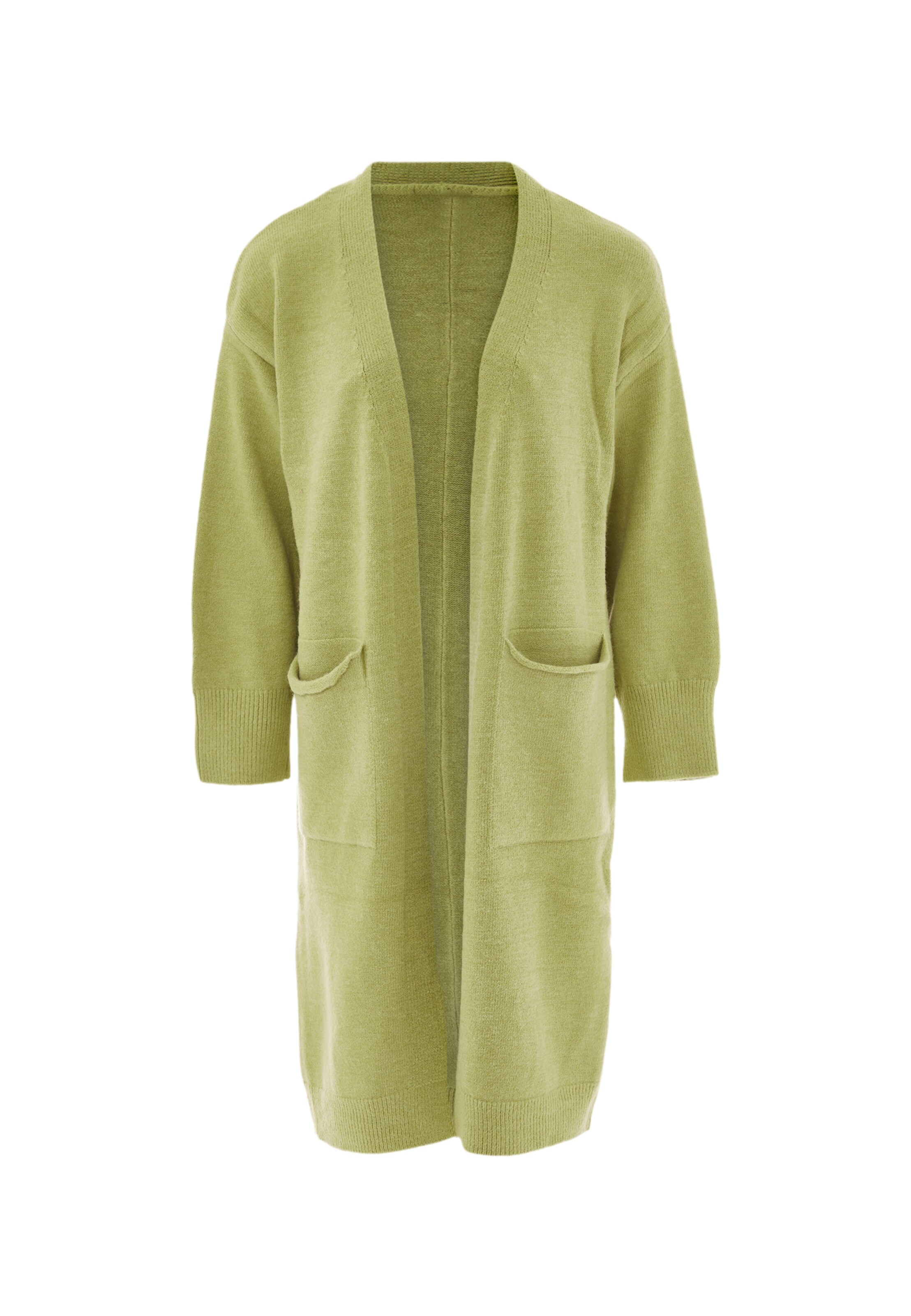 CAILYN Gebreid vest in de kleur Lichtgroen, Productweergave