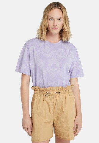T-shirt TIMBERLAND en violet : devant