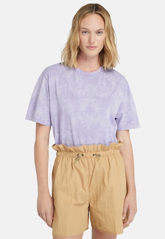 purpurinė TIMBERLAND Marškinėliai: priekis