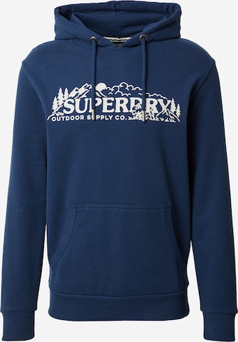 Superdry Collegepaita 'OUTDOOR SCENE' värissä sininen: etupuoli