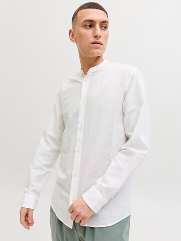 JACK & JONES Средняя посадка Рубашка 'JJEBreeze' в Белый