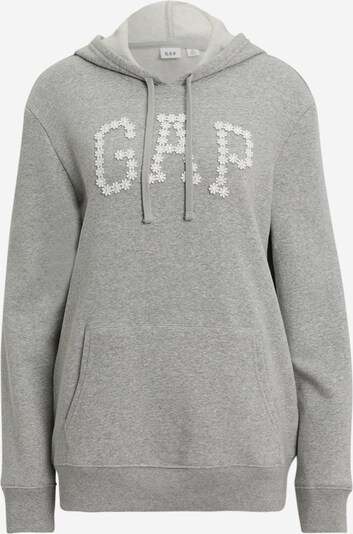Gap Tall Sweatshirt 'HERITAGE' i gråmelerad / vit, Produktvy