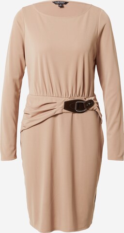 Robe 'GYORGY' Lauren Ralph Lauren en beige : devant