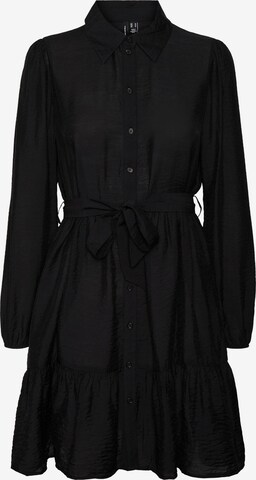VERO MODA Shirt dress 'Dharma' in Black: front