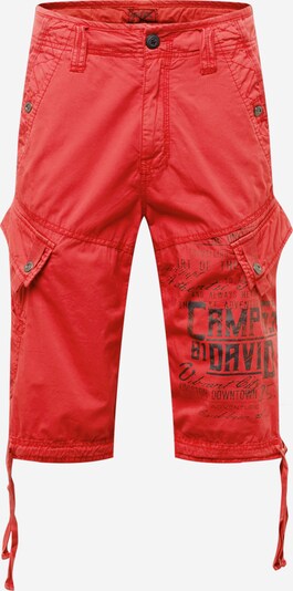 Pantaloni cu buzunare CAMP DAVID pe roșu / negru, Vizualizare produs