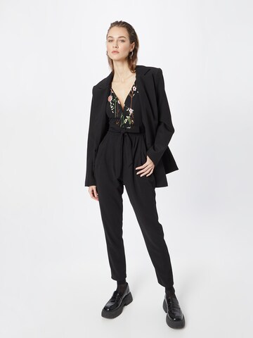 WAL G. Jumpsuit 'FLOWER POWER' in Schwarz