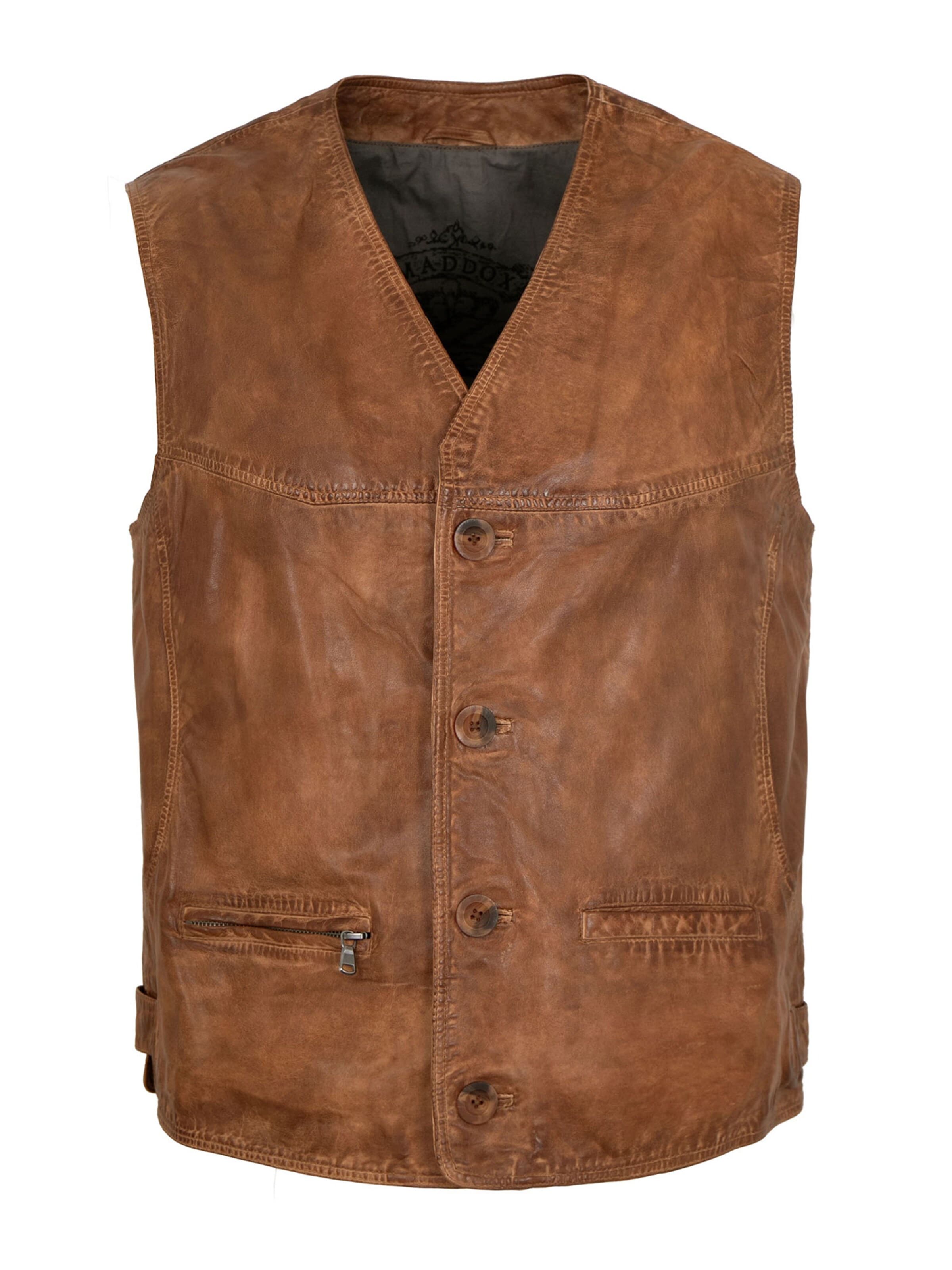Gilet 'Georgio' di MADDOX in marrone: frontale
