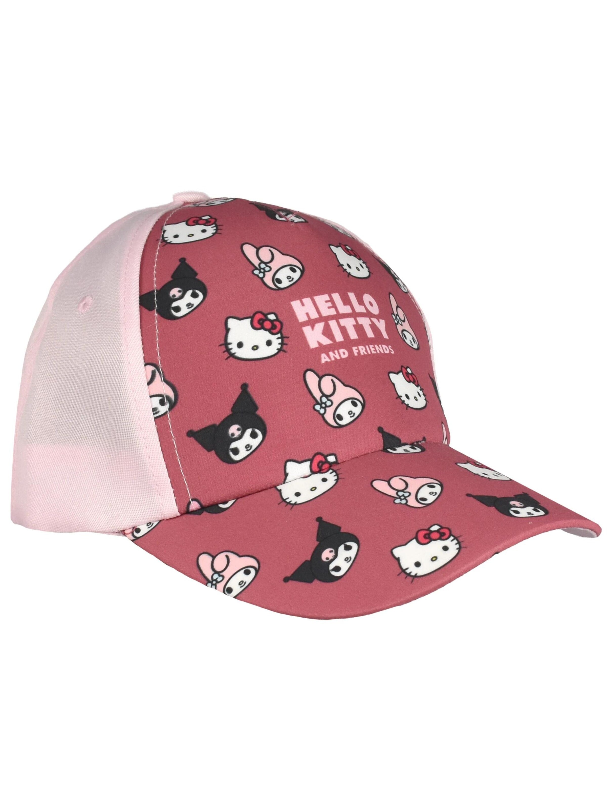 HELLO KITTY Hat 'Friends' in Pink: front