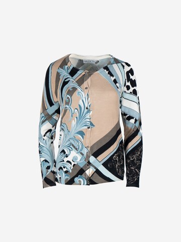 Passioni Strickjacke 'Twinset' in Blau: Vorderseite