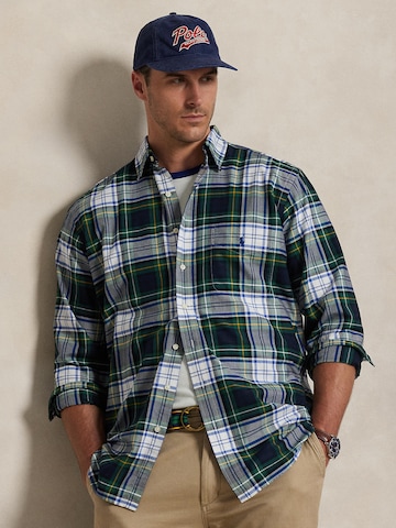 Polo Ralph Lauren Big & Tall Regular fit Ing 'CLASSIC' - zöld: elől