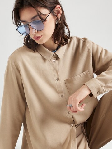 VERO MODA Bluse 'MYMILO' in Beige