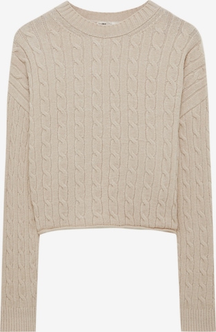 Pull&Bear Tröja i beige: framsida