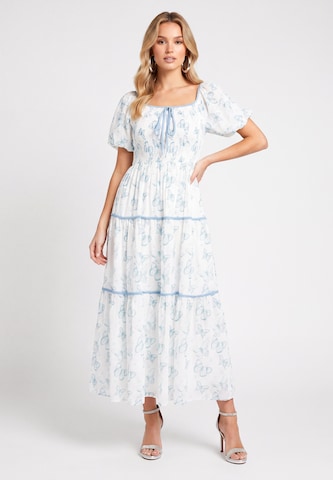 faina Dress in White: front