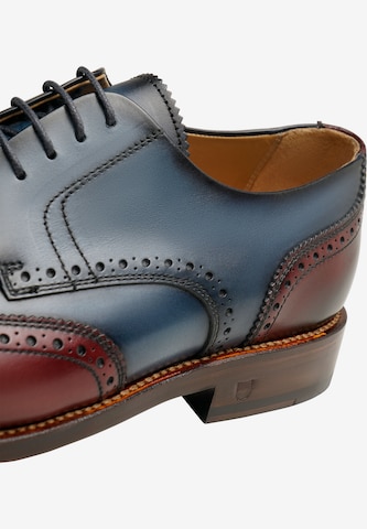 Henry Stevens Lace-Up Shoes 'Marshall FBD' in Blue