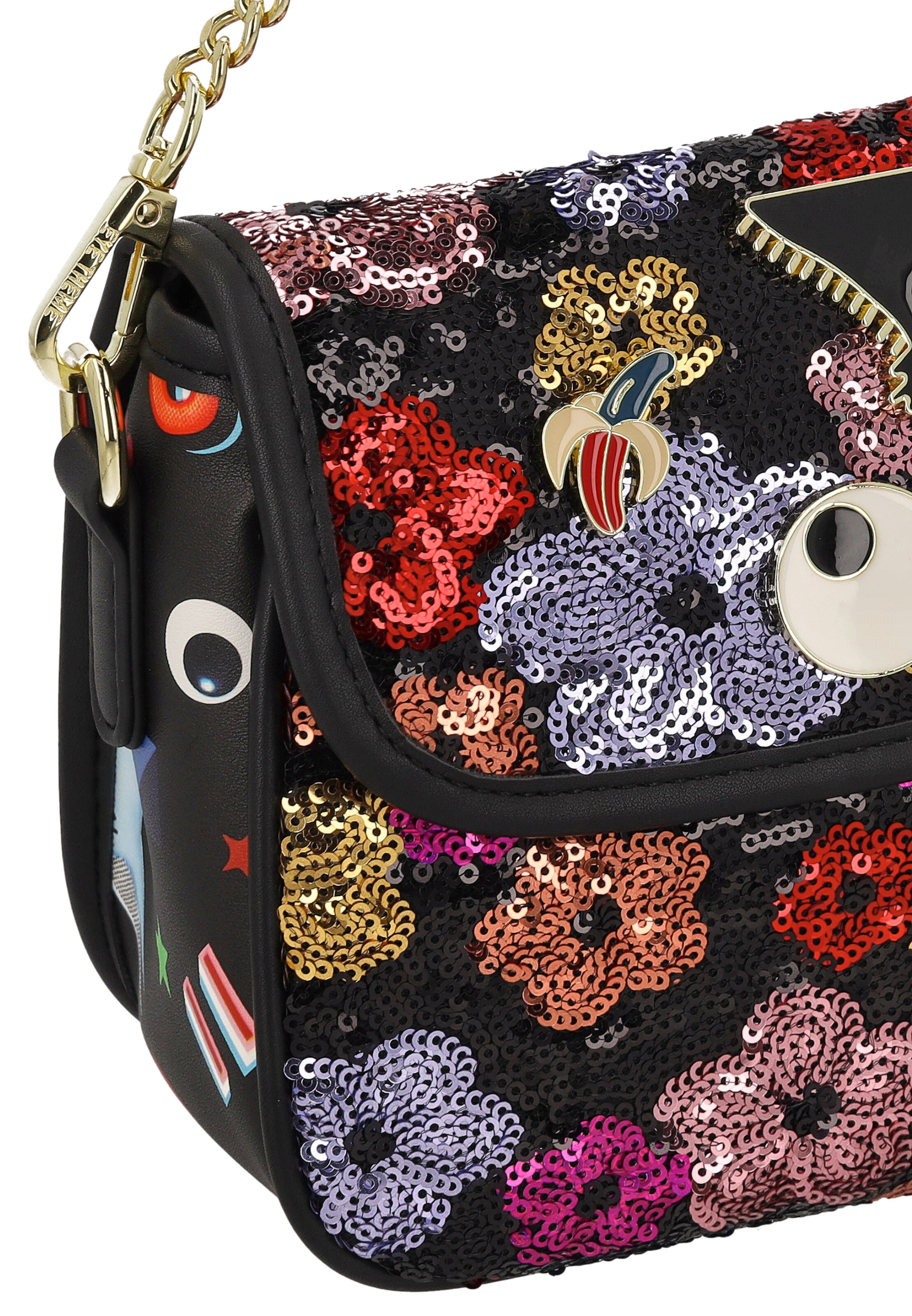 MYMO Crossbody Bag 'Eyetheme' in Black