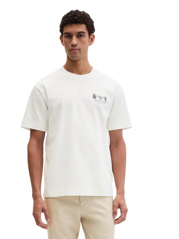 T-Shirt Marc O'Polo en blanc : devant