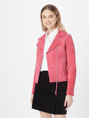 Goosecraft Between-Season Jacket 'Jupiter' in Pink: front