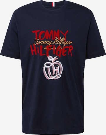 T-Shirt 'POP' TOMMY HILFIGER en bleu : devant