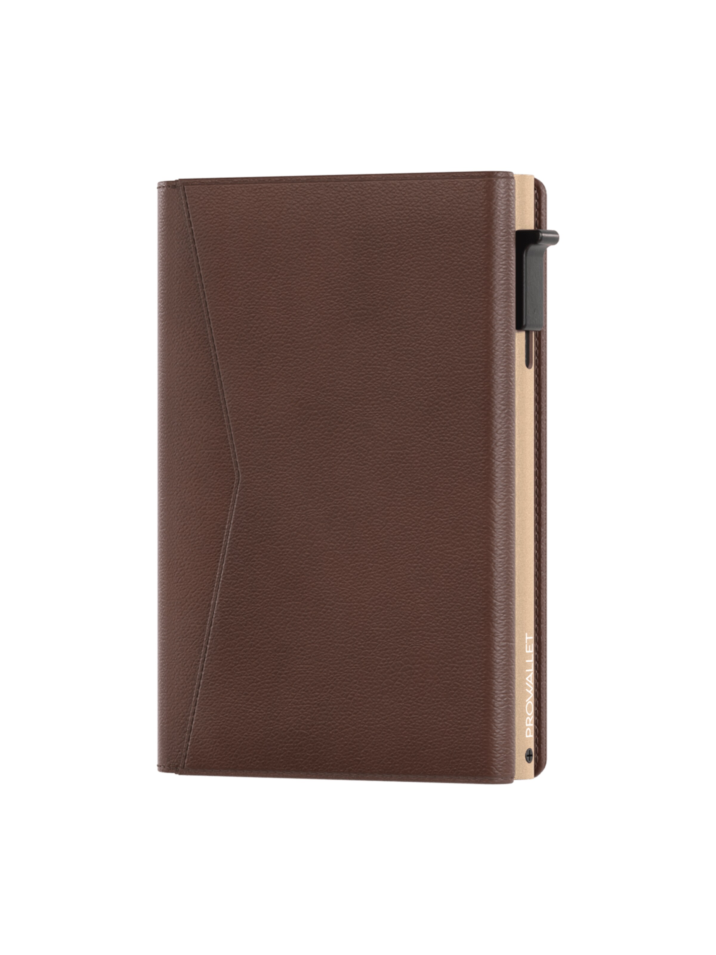 Prowallet Wallet 'Pasjeshouder Classic' in Brown: front