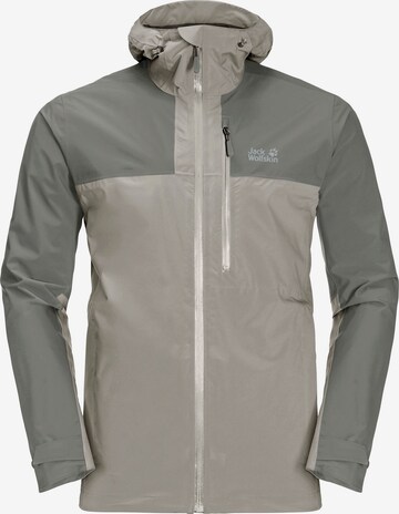 JACK WOLFSKIN Outdoorjas in Groen: voorkant