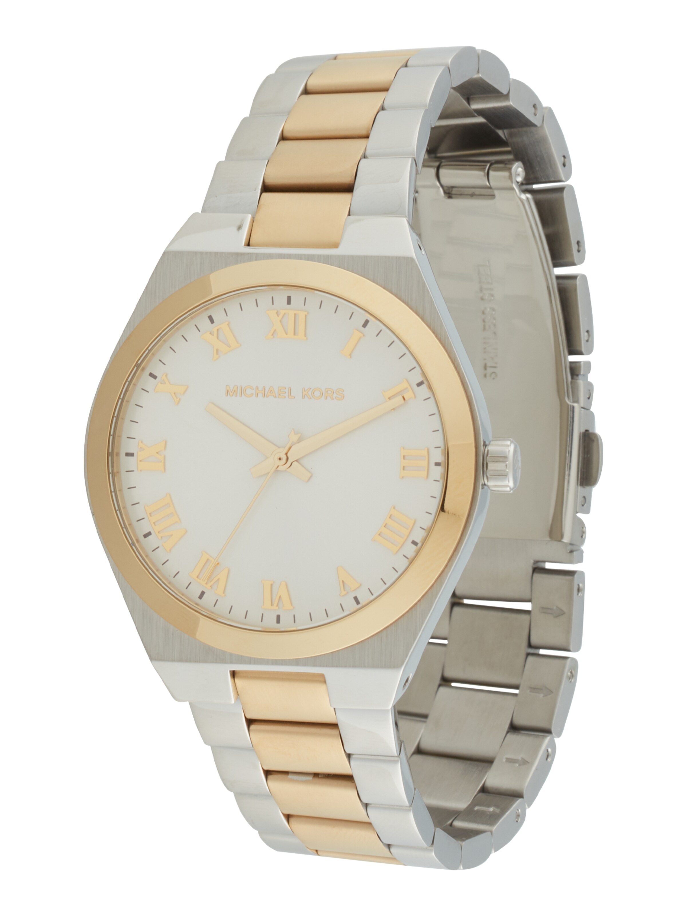 MICHAEL Michael Kors Analogt ur 'Lennox' i sølv: forside